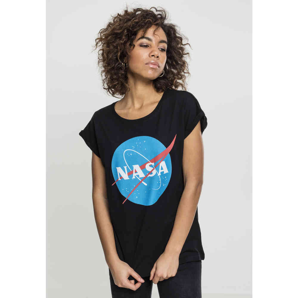 Mister Tee NASA - NASA Insignia Ladies Tshirt - Black